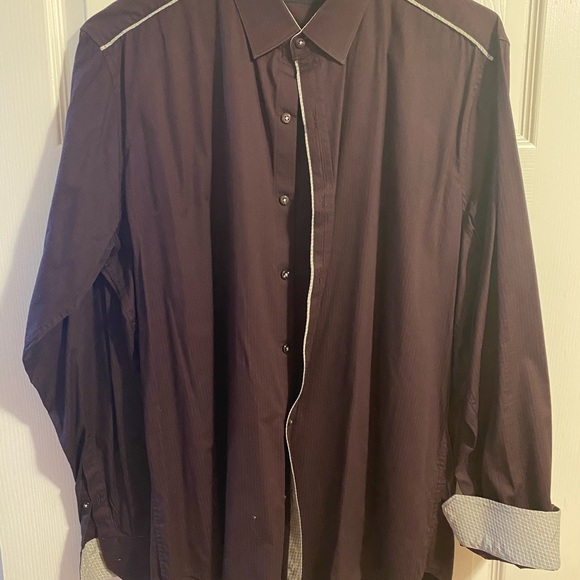 7 diamonds Men’s button up long sleeve shirt - Picture 2 of 2